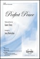 Perfect Peace SATB choral sheet music cover